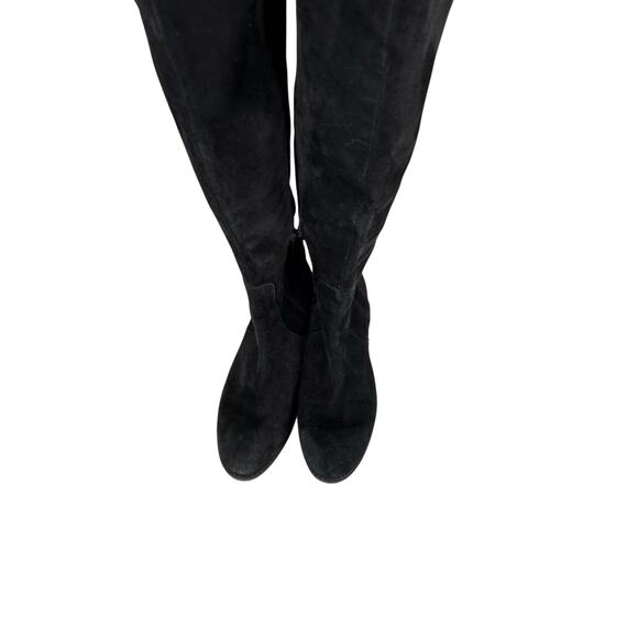 Vince Camuto Pauletta Knee High Suede Boots Size 8M Riding Equestrian Black - Picture 6 of 12